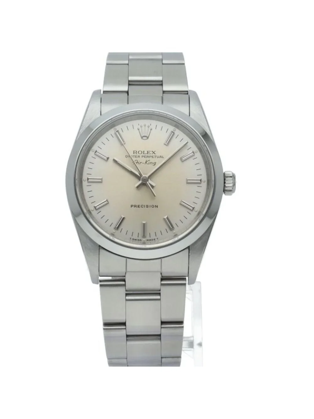 Rolex Air King SS Watch Silver
